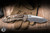 Hinderer Knives XM-18 Non Flipper Folding Knife Black G10/Stonewash Bronze Titanium 3.5" MagnaCut Recurve