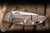 Hinderer Knives XM-18 Non Flipper Folding Knife OD Green G10/Stonewash Bronze Titanium 3.5" MagnaCut Recurve