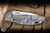 Hinderer Knives XM-18 Non Flipper Folding Knife Black G10/Working Finish Titanium 3.5" MagnaCut Recurve Stonewash