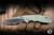 Hinderer Knives XM-18 Non Flipper Folding Knife Translucent Green G10/Working Finish Titanium 3.5" MagnaCut Recurve Stonewash
