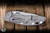 Hinderer Knives XM-18 Non Flipper Folding Knife Orange G10/Working Finish Titanium 3.5" MagnaCut Recurve