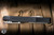 Preowned-Hawk Knives Deadlock Model C OTF Auto Knife Black Carbon Fiber 3.5" 20CV Dagger Stonewash