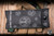 Preowned-Hawk Knives Deadlock Model C OTF Auto Knife Black Aluminum, Titanium Inlay 3.5" 20CV Dagger Black