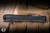 Preowned-Hawk Knives Deadlock Model C OTF Auto Knife Black Aluminum, Titanium Inlay 3.5" 20CV Dagger Black
