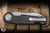 Preowned-Hawk Knives Mudd Automatic Folding Knife Black Carbon Fiber 3.25" 20CV Stonewash