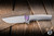 MachineWise Sonora Button Lock Folding Knife Textured Titanium, Purple Accent 3.35" S90V Drop Point 2235