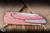 MachineWise Mojave Folding Knife Textured Pink/Orange Titanium 3.45" S90V Wharncliffe 1449