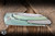 MachineWise Mojave Folding Knife Textured Blue/Yellow Fade Titanium 3.45" S90V Wharncliffe 1443