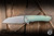 MachineWise Mojave Folding Knife Textured Blue/Yellow Fade Titanium 3.45" S90V Wharncliffe 1443