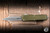 Preowned-Microtech Scarab II Gen III Executive OTF Automatic Knife OD Green Aluminum 4" M390 Dagger Apocalyptic Stonewash 1175-10APOD