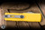 Microtech UTX-85 Gen IV OTF Automatic Knife Yellow Aluminum 3.1" M390 Dagger Apocalyptic 12324-10APYW