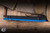 Preowned-Protech/Strider SnG Auto Folding Knife Blue/Black G10 3.5" 154CM Drop Point Stonewash