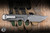 Chaves Knives Integral N.T.A.K. Folding Knife Titanium, Crystal Magnetic Inlay 3.56" M390 Tanto 