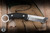 Daily Carry Co. Garuda Fixed Blade Knife Black G10 3.62" 14C28N Tanto