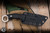 Daily Carry Co. Garuda Fixed Blade Knife Black G10 3.62" 14C28N Tanto