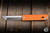 Daily Carry Co. Parachute Lightweight EDC Gravity Knife Orange Aluminum 2.76" 14C28N Tanto