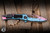 Preowned-Heretic Knives "Wraith" V4 Manual Folding Knife Aluminum 4" Clip Point Cotton Candy Cel Shade  