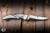 Preowned-Rockstead SHU-C-ZDP Japanese Folding Knife Engraved Titanium 3.25" ZDP-189 Mirror Finish