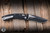 Microtech Amphibian Mini Ram-LOK Folding Knife Frag Aluminum 3.25” M390 Drop Point Black 137MRL-1FR