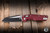 Microtech MSI Mini Ram-Lok Folding Knife Merlot Fluted Aluminum 3.25" M390 Wharncliffe Black 210M-1FLMR