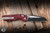 Microtech MSI Mini Ram-Lok Folding Knife Merlot Fluted Aluminum 3.25" M390 Wharncliffe Black 210M-1FLMR
