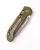 Microtech LUDT Ram-Lok Manual Folding Knife OD Green Frag Aluminum 3.4" M390 Tanto Apocalyptic 1136RL-10APFROD
