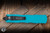 Microtech Dirac Delta OTF Automatic Knife Cyan Aluminum 3.8" M390 Dagger Black 227-1CN