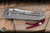 Chris Reeve Knives Umnumzaan Folding Knife Glass Blasted EKamo Titanium 3.7" MagnaCut Drop Point UMN-1632-004