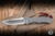 Chris Reeve Knives Umnumzaan Folding Knife Glass Blasted EKamo Titanium 3.7" MagnaCut Drop Point UMN-1632-004