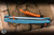 Preowned-Benchmade Water Adira Folding Knife Depth Blue Grivory 3.9" MagnaCut Drop Point 18060