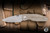 Preowned-Three Rivers Manufacturing TRM NEUTRON 2 Folding Knife OD Green Micarta 3" 20CV Drop Point Stonewash