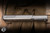 Preowned-Reate EXO Gravity Knife Titanium/Green Micarta Inlay 3.75" 3V Drop Point
