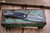Hawk Knives Talon Automatic Titanium Brightwashed/Cosmos Black Glass Carbon Overlay 3.5" M390