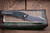 Hawk Knives Talon Titanium/Green Techno Carbon Overlay 3.5" M390 Brightwashed