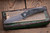 Hawk Knives Talon Titanium/Green Techno Carbon Overlay 3.5" M390 Brightwashed