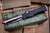 Marfione Custom Halo IV Automatic OTF Knife Black Aluminum 3.8" Tanto Star Grind Mirror Polish