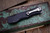 Marfione Custom Halo IV Automatic OTF Knife Black Aluminum 3.8" Tanto Star Grind Mirror Polish