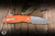 Three Rivers Manufacturing ATOM Folding Knife Hunter Orange G10 3.5" MagnaCut