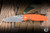 Three Rivers Manufacturing ATOM Folding Knife Hunter Orange G10 3.5" MagnaCut