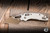 Microtech M-Stitch Ram-LOK Folding Knife Frag Aluminum 3" M390 Wharncliffe Champagne Gold 169MRL-1FRCG-C19Z23