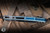 Microtech Marfione Select Socom RAM-LOK Manual Folding Knife Ice Blue Titanium/Textured Inlay 4" M390 Tanto Stonewash 161RL-10MS7