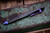 Hypercut Knives Nakht Bolt Action Pen Zirconium Purple Accent 5.5" Pilot G2