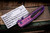 Jake Mccoy Bladeworks Apostle #49 Purple-Copper TPT 3.25" Baker Forge Kryptonite Damascus