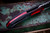 Keanison Knives Blue Tick Westinghouse Black Micarta-Fordite Bolsters 3.5" Baker Forge Damascus