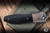 Kirby Lambert Mini Gents Blitz Folding Knife Carbon Fiber 3" Gysinge Damasteel Spearpoint Mirror Polish/Acid Etch EK-3032