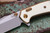 NCC Ragnarok Hawk Flipper Ivory G10 3.25" CTS-XHP V7 #21