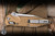 Microtech Socom Elite RAM-LOK Manual Folding Knife Tan Frag Aluminum 3.8" M390 Clip Point Stonewash 160RL-10FRTA