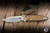 Microtech Socom Elite RAM-LOK Manual Folding Knife Tan Frag Aluminum 3.8" M390 Clip Point Stonewash 160RL-10FRTA