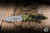 Microtech Socom Elite Manual Folding Knife OD Green Aluminum/Grip Inlay 4" M390 Tanto Apocalyptic Serrated 161-11APOD