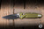 Microtech Socom Elite RAM-LOK Manual Folding Knife OD Green Frag Aluminum 3.8" M390 Clip Point Black 160RL-1FROD